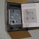 Mortise Lock Set Interior Door, Old Door Lock Replacement Parts, Antique Vintage Door Lock Hardware, Skeleton Keys and Reversible Latch, Mortise Lock Kit, Antique Brass Finish (1 Pack)