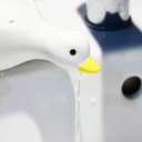 1 Pack Duck Ceramic Soap Dishes,Soap Holder with Drain,Soap Dish Container,Dish Soap Tray,Sponge Holder,Soap Tray for Shower,Bathroom,Bar,Kitchen,Counter (Duck), White
