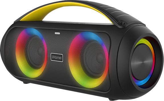 iHome Splashproof Boombox Bluetooth Speaker with FM Radio