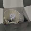 KDG Cordless Wall Sconces Set of 2, Small Wireless 5200mAh Rechargeable Battery Fabric LED Wall Lamps, Portables Lightings for Wall Painting, Living Room, Bedroom, Hallway, Gifts, Night Light (Black)