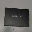 typecase Mens Wallet Card Holder: Pop Up Aluminum Case, Genuine Leather, Smart, RFID Blocking, Slim, Minimalist, Front Pocket - 9-14 Card Capacity | ID Window | Cash Slot (Carbon Fiber)