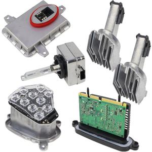 MUNIK 6 Pcs Set Left Right Turn Signal&LED Headlight Module Compatible with BMW 2009-2013 520i 523i 530i 535i F10 F11 Replace# 63117271901 63127262731 63117316217 63117237647 D1S6000K