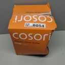 Cosori Electric Kettle, No Plastic Contact With Water, Wide Mouth For Easy Cleaning, Auto Shut Off, 1.7L Tea Kettle & Hot Water Boiler, Water Heater & Teapot, Borosilicate Glass, Black, 1500W (1.8 Quarts)