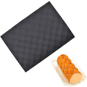 Mousse Silicone Mat Mousse Roll Swiss Roll Texture Mat Plaid Lace Fondant Mat Pastry Baking Resin Mold Cake Decorating