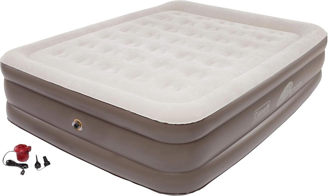 Coleman SupportRest Plus PillowStop Double-High Airbed
