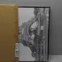 upsimples 24x34 Poster Frame, Display Pictures 20x30 with Mat or 24 x 34 Without, Wall Hanging Picture Frames, Black, 1 Pack