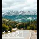 Wood 15x21 Picture Frame Black for Wall Hanging, 15 x 21 Frame Photo Frame for Wall Horizontally or Vertically, Black, 1 Pack