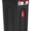 United Solutions Highboy Recycling Container, 23 Gallon, Space Saving Slim Profile and Easy Bag Removal for Indoor or Outdoor use, Black, With Cracks and Scratches