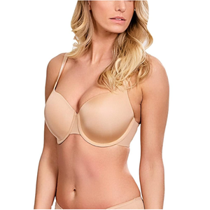 Panache Women's Porcelain Elan T-Shirt Bra – Smooth Padded Moulded Cups, Adjustable Multiway Straps 36GG