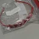 Red Headbands Valentine's Day Heart Red White Rhinestone Headband Glitter Hair Accessories for Women Many Heart Hair Bands Fashion Accessories Holiday Gifts Supplies 1Pcs (Red)