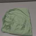 Moosfor Round Spandex Tablecloth, Elastic Fitted Waterproof Tablecloths for 36"-44" Tables, Stretch Washable Picnic Table Cover for Camping, Dining, Indoor and Outdoor, Light Green