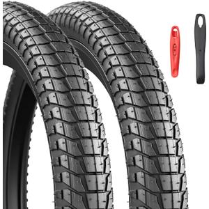 20x1.95 / 20x2.1 / 20x2.25 Bike Tires High-Durability Replacement Tires for BMX, Freestyle, and Trick Bikes