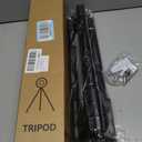 76.38 Camera Tripod Fits DSLR/Mirrorless/Phone, 11lb Load, Quick Release, Aluminum Legs, 18.5 to 76.38 Adjustable, 3.7lbs Lightweight for Travel/Live Stream/Vlog/Photography, Black
