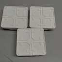 Universal Bullet Security Camera Junction Box Mount Bracket Plastic Rainproof Junction Box Mount Bracket for IP Camera Electric Enclosure, Indoor/Outdoor Wall Cable Junction Base Boxes (3 Pack)