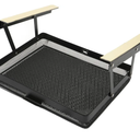 Everything Keeper - Organizer for Home, Kitchen, Bathroom, RV, Small Spaces - Storage Organizers - Compact Metal Basket - Under Cabinet Holder - Easy Install - Holds Strong - 13 x 10 x 2.5 in - Black