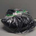 AOGU 36 Inch Faux Fur Christmas Tree Skirt Black Plush Skirt for Merry Christmas Party Christmas Tree Decoration