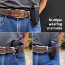 IWB/OWB Pistol Holsters Fit: Glock 19 17 26 43/Taurus G2C G3C/Sig P320/M&P 9mm 40/45/380 /Ruger Security 9/Springfield Hellcat/H&K VP9/Beretta 92/Kimber/Walther/Colt 1911 ... for 3.1''-5.0'' Barrel