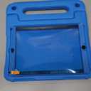 JETech Kids Case for iPad 9.7-Inch (6th/5th Generation, 2018/2017 Model) with Built-in Screen Protector, Shockproof Full-Body Handle Stand Tablet Protective Cover (Blue)