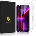 UNBREAKcable 2-Pack Screen Protector for iPhone 14 Plus/iPhone 13 Pro Max, Double Shatterproof Tempered Glass [Easy Installation] [9H Hardness] [99.99% HD Clear] [Case Friendly] for iPhone 6.7 inch