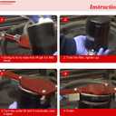 77750 Oil Filter Cutter Tool for Filter Cutting Range 2-3/8" - 5" Red