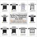 Grill Parts for Char-Broil Performance 5 Burner Gas Grill Replacement Parts, Charbroil Performance 463347519, 463243518, 463275517, 463373019, 463347518, 463243519. Charbroil 4 Burner 463342119.