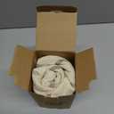 UGASA Decorative Square Throw Pillow Cases Classic Retro Checkered Plaids Cotton Linen Cushion Cover with Invisible Zipper Closure for Sofa, 18 x 18 Inch Set of 2, Natural + Beige