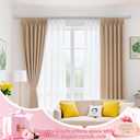 1 Inch Double Curtain Rods 72 to 144 Inches (6 to 12 ft), USFOOK Silver Drapery Rods for Windows, Telescoping Dual Curtain Rod with Translucent Finials, Decoration for Home