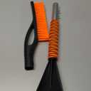 nacena Snow Brush and Ice Scrapers for Car Windshield, Detachable Snow Remover for Cars EVA Foam Grip and Rotatable Brush Head Snow Scraper for Car Trucks SUV, Winter Cars Accessories (Red)