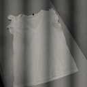 Womens Ruffle Short Sleeve Shirts Slim Fit High Neck Knit Ribbed Tops, Medium