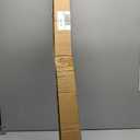 Tension Curtain Rod 41-103" Heavy Duty No Drilling Adjustable Golden, 1.26"