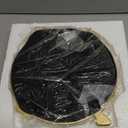 JUXYES Antique Gold Small Decorative Mirror for Wall and Desktop, Vintage Cosmetic Mirror with Beauty Golden Frame, Elegant European Wall Hanging Dressing Mirror Decor for Bathroom Bedroom