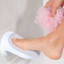 Shower Foot Rest Bathroom Shower Pedal Shaving Leg Aid with Suction Cup for Elderly Pregnancy Back Pain Sufferers