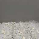 51 inches Width 3D Vivid Floral Chiffon Embroidery Lace Fabric by The Yard (White)
