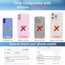 Buleens for iPhone 16 Case 6.1 Inch - Clear Flexible TPU Women Cute Girls Protection Phone Cover Slim Fit Shockproof Girly Pretty Fashion Aesthetic Design Pattern case for iPhone 16, Flower