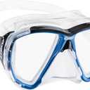 Cressi Big Eyes & Seal Dry Mask & Snorkel Kits, Clear/ Azure