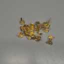 Urban Deco 16 Pieces Table Card Holder Place Card Holders 1.7 inches Gold Steel Card Holders for Photos, Food Signs, Memo Notes, Weddings, Restaurants, Birthdays. (Gold)