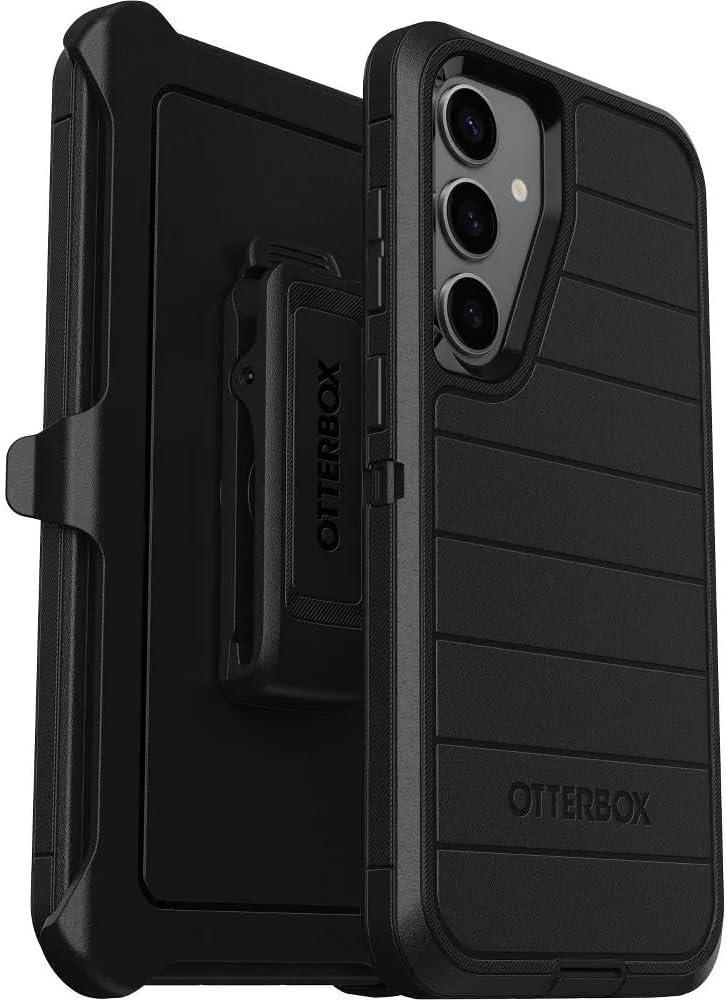 OtterBox Samsung Galaxy S25+ (Only) - Defender Series Case - Black - Screenless - Rugged & Durable - with Port Protection - Holster Clip Included - Microbial Defense Protection