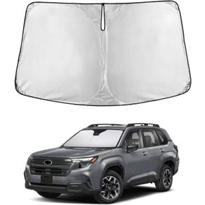 EcoNour Windshield Sunshade Compatible for Subaru Forester 20192024 2025 2026, Sun Visor for Front Windshield & Window Sun Shade Cover, UV Heat Blocker & Protector, Car Accessories