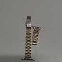 MioHHR Slim Metal Band Compatible with Apple Watch Band 42mm(Series 11 10) 41mm(Series 9 8 7) 40mm(Series 6 5 4 SE3/2/1) 38mm(Series 3 2 1),Stainless Steel iWatch Bands for Women,Silver/Gold