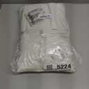 H.VERSAILTEX Linen Blackout Curtains 72 Inches Long 100% Absolutely Blackout Thermal Insulated Textured Linen Look Curtain Draperies Anti-Rust Grommet, Energy Saving with White Liner, 2 Panels, Ivory