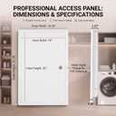 14"x20" Lockable Steel Access Panel for Drywall,Metal Access Door