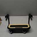 Piggyback Ride-Along Board for Vista (Models 2015-2019), Vista V2, and Vista V3 Strollers, Stroller Standing Board with 360 Universal Wheel, Use EVA Foam Wheels Smoothly Navigate Through Rugged Roads