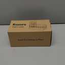 Kitsure Sponge Holder for Kitchen Sink - Rustproof Stainless Steel Sink Caddy Organization and Storage Essentials with High Brush Holder, Home Decor Accessories, 7.9" x 3.7" x 6.2", Black