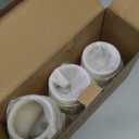 GenSwin Flickering Flameless Candles Battery Operated with 6 Hours Timer, Real Wax Led Pillar Candles Deer Decal Warm Light, Pack of 3 Christmas Home Decor