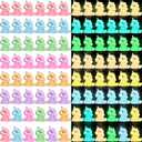 Liliful 96 Pcs Luminous Mini Resin Tiny Unicorn Glow in The Dark Miniature Figurines Mini Resin Animals Unicorn Figures for Moss Landscape DIY Craft Cake Topper Terrarium Dollhouse Supply