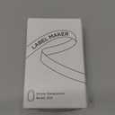 SUPVAN E10 Bluetooth Label Maker Machine with Tape, Continuous Waterproof Label, Versatile App with 35 Fonts and 1k+ Icons, Inkless Labeler for Home, Kitchen, School, Office Organization, Black