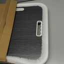 FISYOD Foldable Laptop Table, Portable Lap Desk Bed Table Tray, Laptop Stand with Cup Holder & Tablet Slot & Lifting Handle for Working Writing Drawing & Eating (Black)