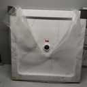 KPUY 36'' X 36'' Shower Base Pan with Center Drain, Carrara White