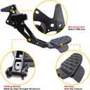 New Rear Bed Step Retractable Bumper Tailgate Step | Fit for Dodge Ram 1500 DT Dual Exhaust Vehicles 2019 2020 2021 2022 (New Body Style) | Replacement # 82215289AG 82215289AH