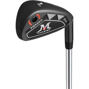 MAZEL Men Golf Iron Set (9PCS) or 1,2,3,4,5,6,7,8,9,Pitching Wedge,Sand Wedge with Steel Shafts for Right Handed Golfers